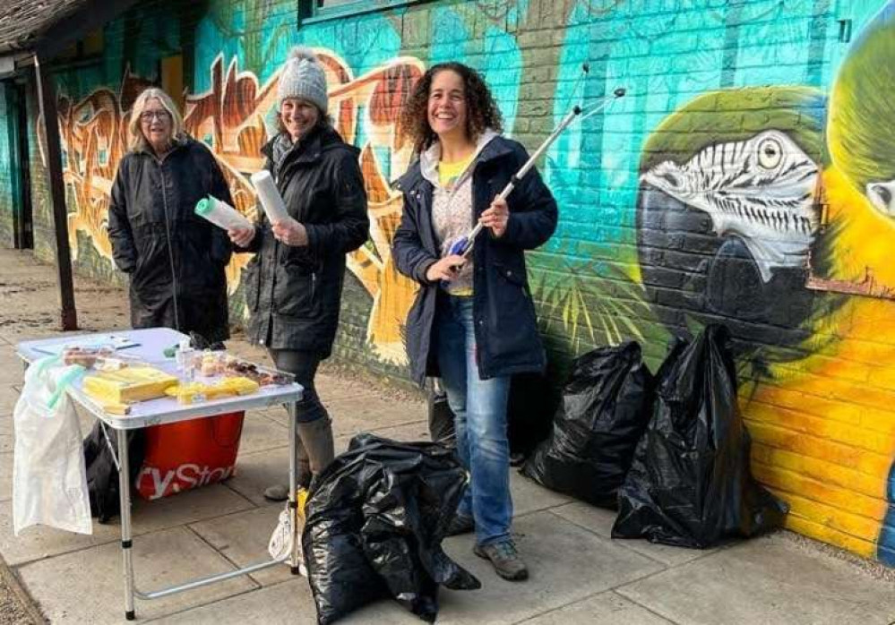 Litter heroes at the event last Saturday (Image: Mediha Boran)