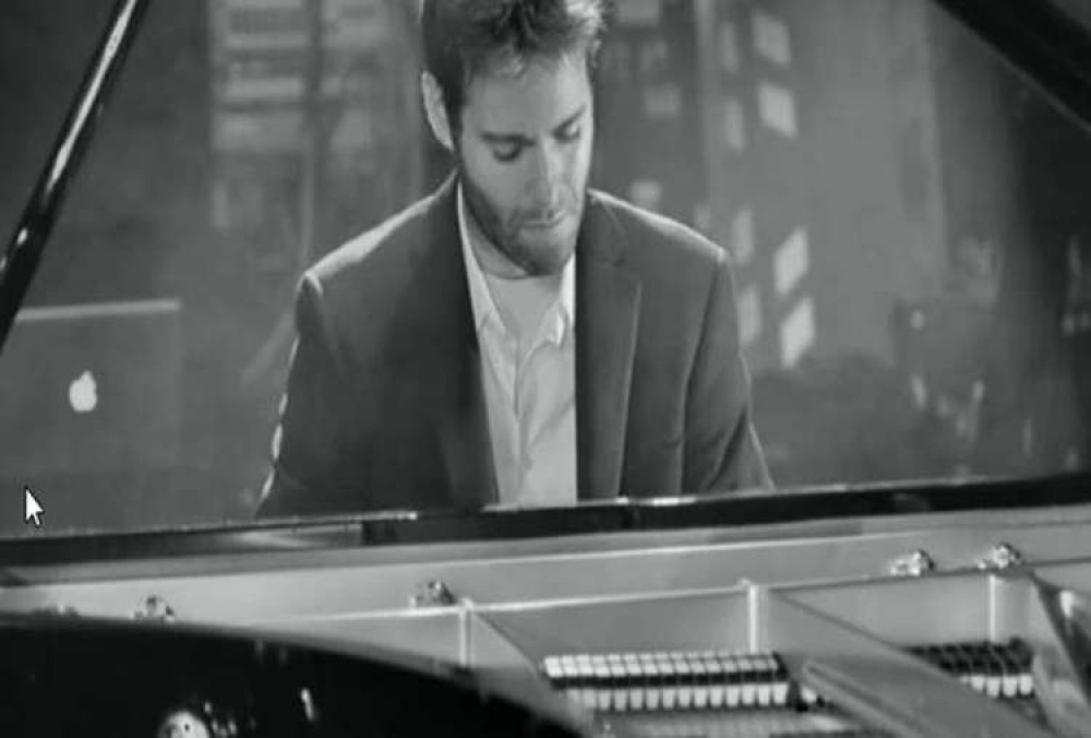 Tom at the piano