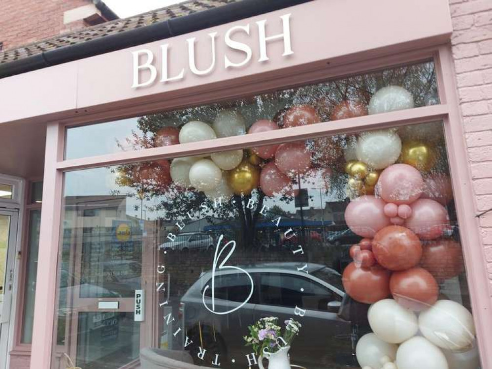 This new business Blush has just opened on Midsomer Norton High Street