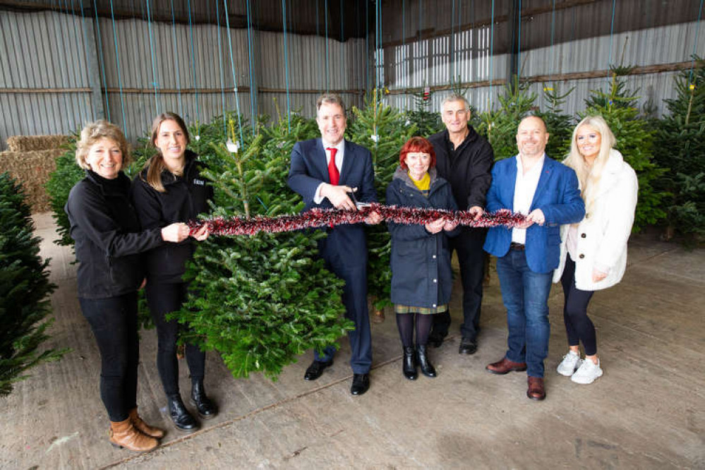 Dan Norris with Tish, Andy and Erin Jeffery (dressed in black), plus Cllr Liz Hardman, John Turner and Maisy Hatcher from Visit Somerset. Dan Norris with Tish, Andy and Erin Jeffery (dressed in black), plus Cllr Liz Hardman, John Turner and Maisy Hatcher from Visit Somerset.