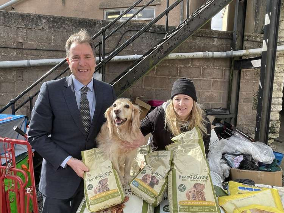 The WECA mayor has also been supporting the Paulton fundraiser The WECA mayor has also been supporting the Paulton fundraiser