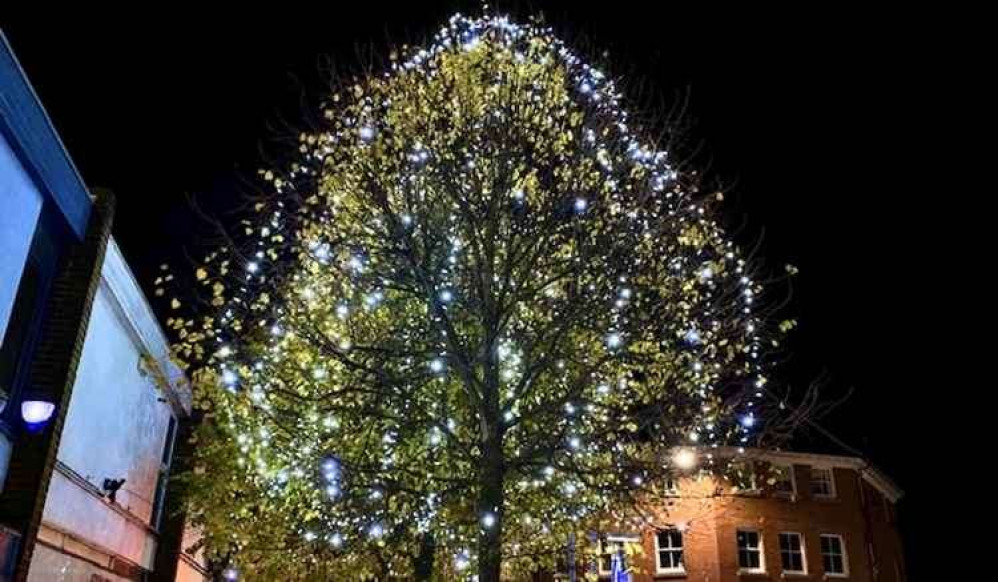 The lights were on in Ashby during the height of the pandemic but there was no Christmas Fair