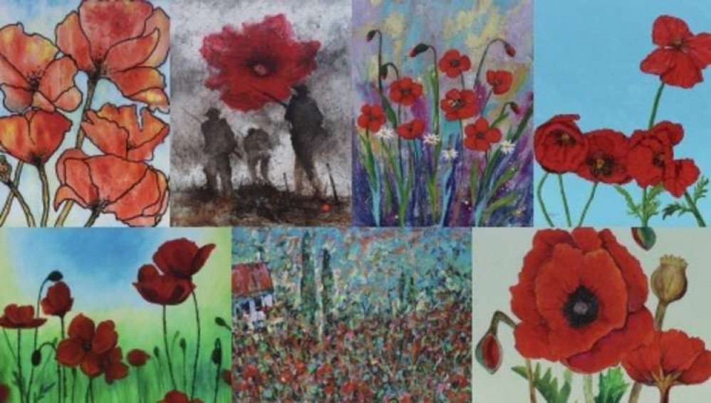 The paintings were on show in over 90 Ashby shops