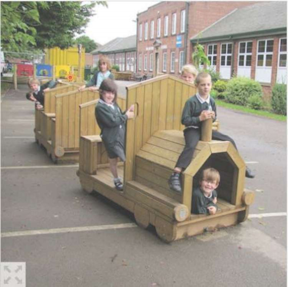 The school wants to raise £2,500 for a play train in memory of Ceylian