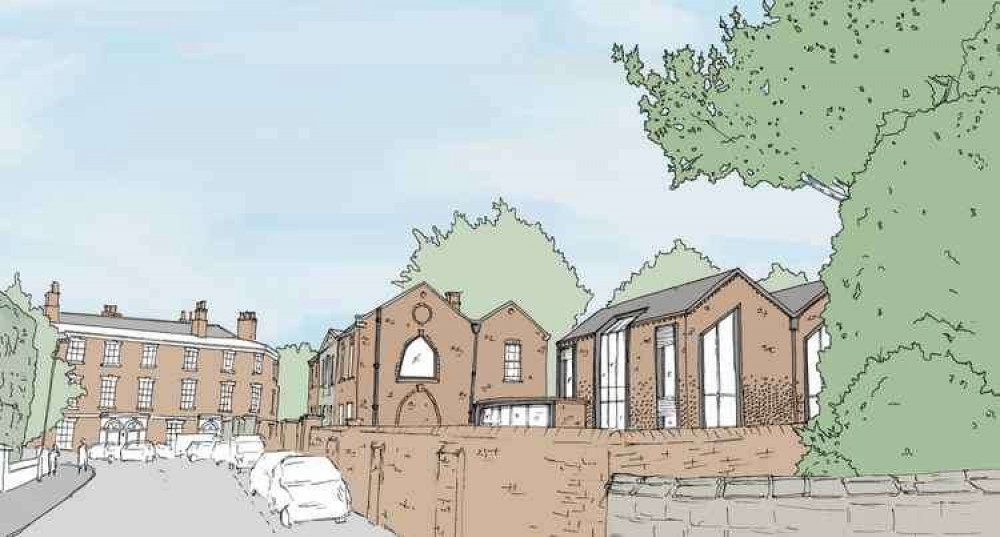 An artist's impression of how the new Hood Building will look