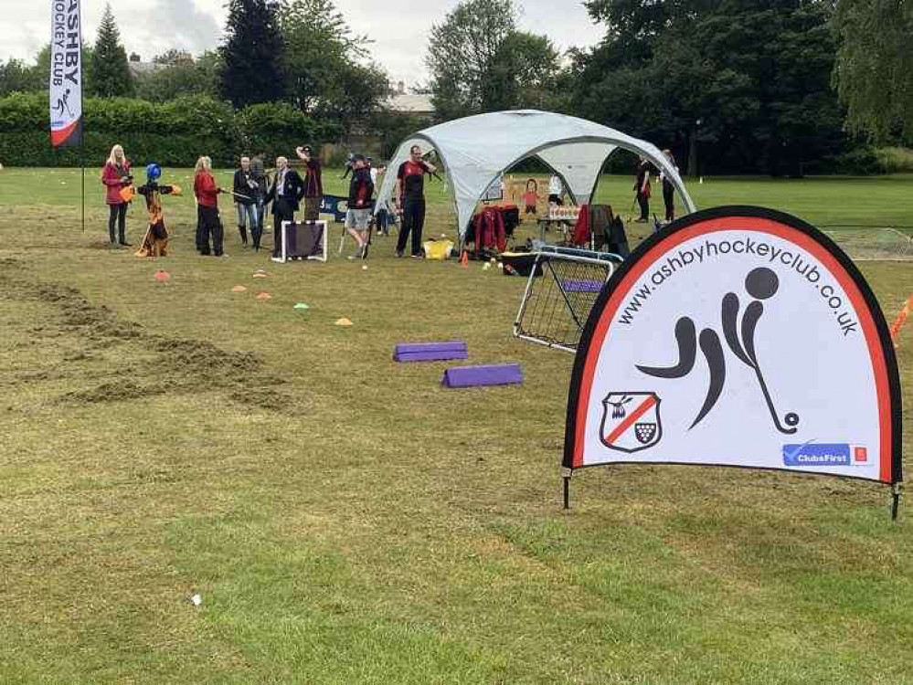 Ashby Hockey Club was among those inviting the public to 'come and have a go' last June