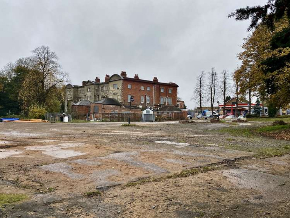 The Royal Hotel car park is inaccessible at a time when spaces in Ashby are at a premium