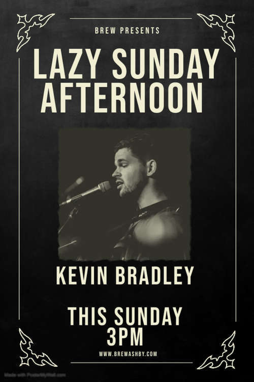 Brew's Lazy Sunday Afternoon session takes place on Sunday