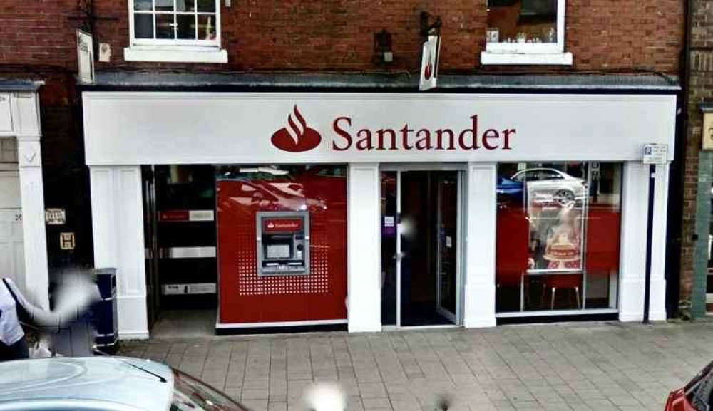 The site of the former Santander Bank in Ashby. Photo: Instantstreetview.com