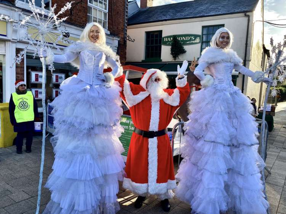 The Christmas Fair in Market Street last December. Photo: Ashby Nub News