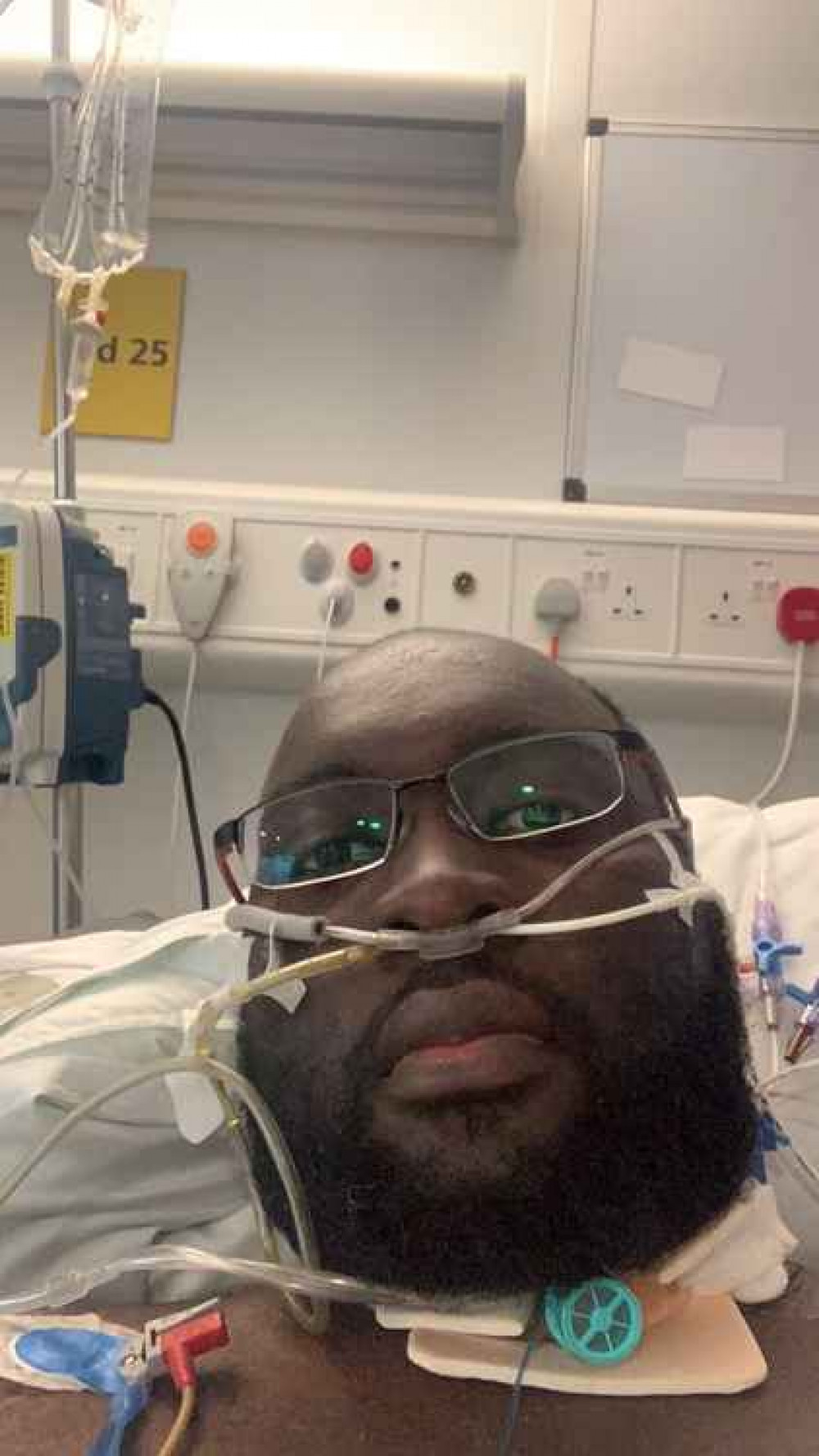 Philip was treated in Basildon Hospital's ICU