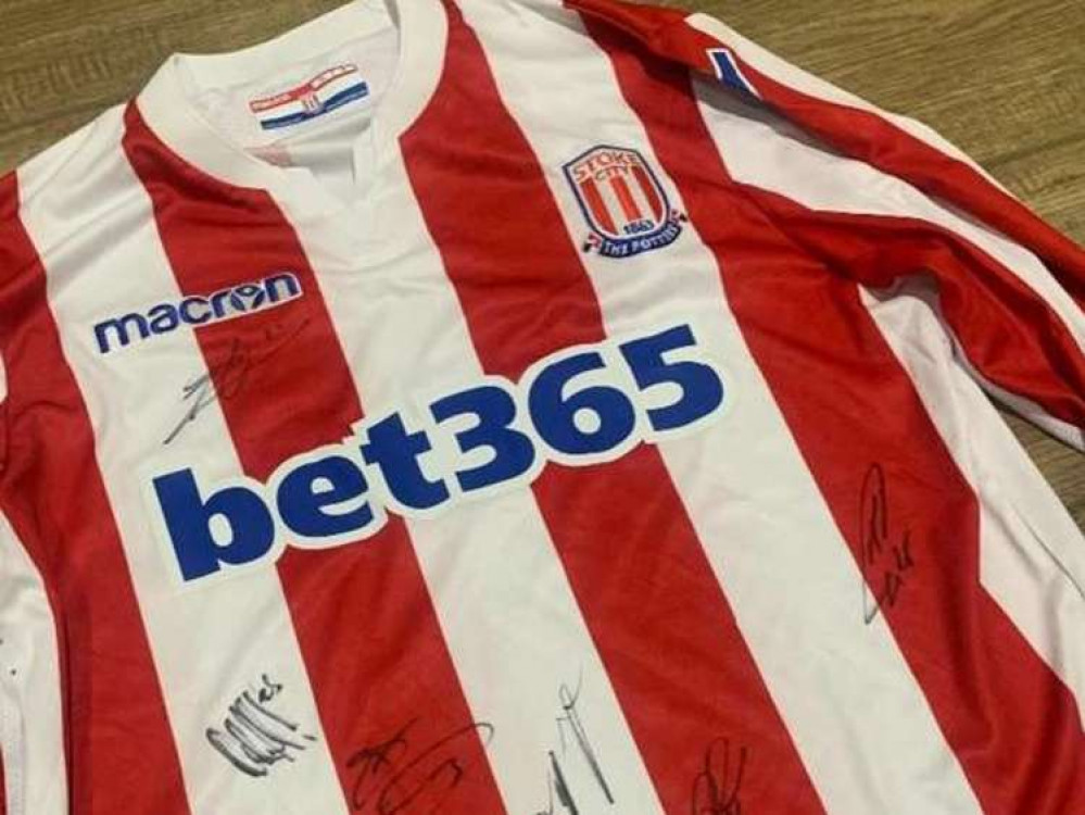 A signed Stoke shirt is up for grabs!