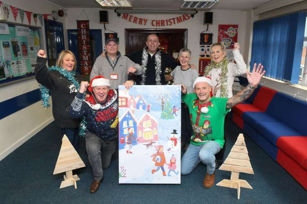 Winners Neil Jones and Julie Kirkham, John and Jackie Livesley with Biddulph Community Centre Manager Antony Capostagno and volunteers Colin and Lin Lansley Winners Neil Jones and Julie Kirkham, John and Jackie Livesley with Biddulph Community Centre Manager Antony Capostagno and volunteers Colin and Lin Lansley