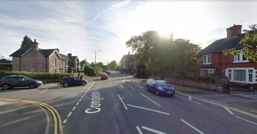 The incident occurred at the junction of Congleton Road and Smithy Lane. Image credit: Google