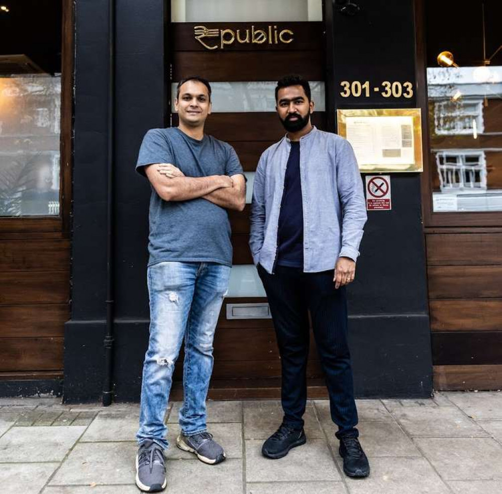 Restaurateurs Mustaq Tappewale and Kuldeep Mattegunta. (Image: Republic/Posh Cockney)