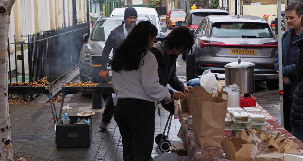 Brentford food venders. (Image: Eric Baker)