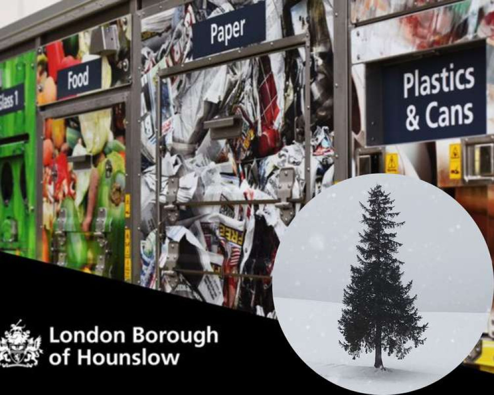 Changes to bin services in Hounslow from after Christmas until 10 January.