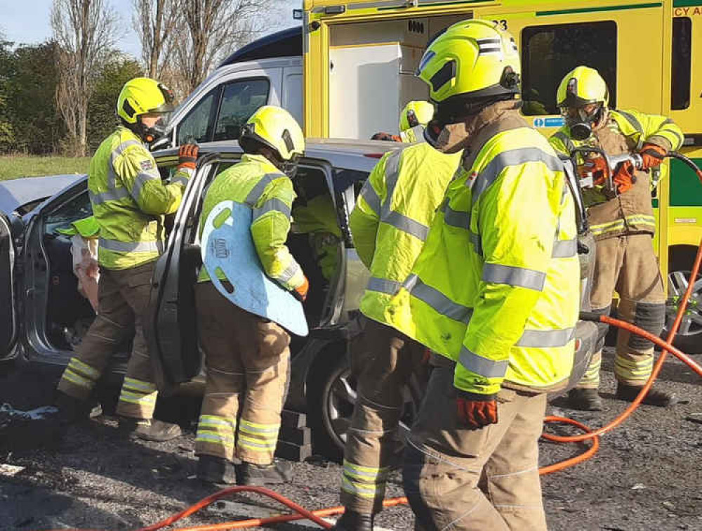 Essex Fire and Rescue teams were deployed to another accident in the area