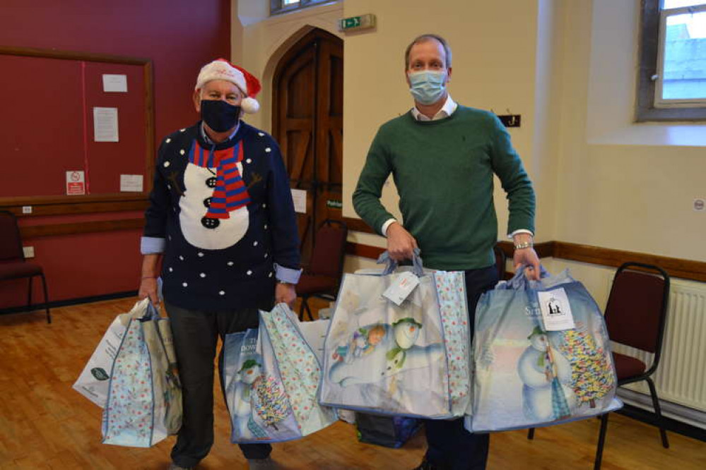 Bridport Round Table launches its Christmas Hamper Campaign for a second year