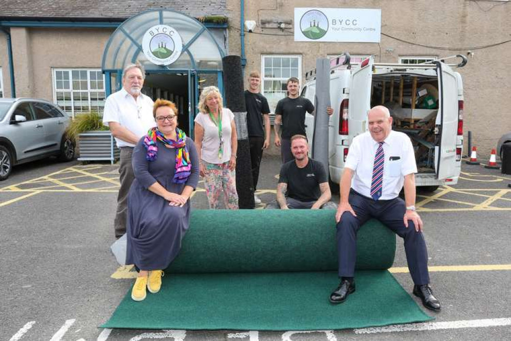 Bridport Youth and Community Centre gets new carpet thanks to McCarthy Stone Foundation