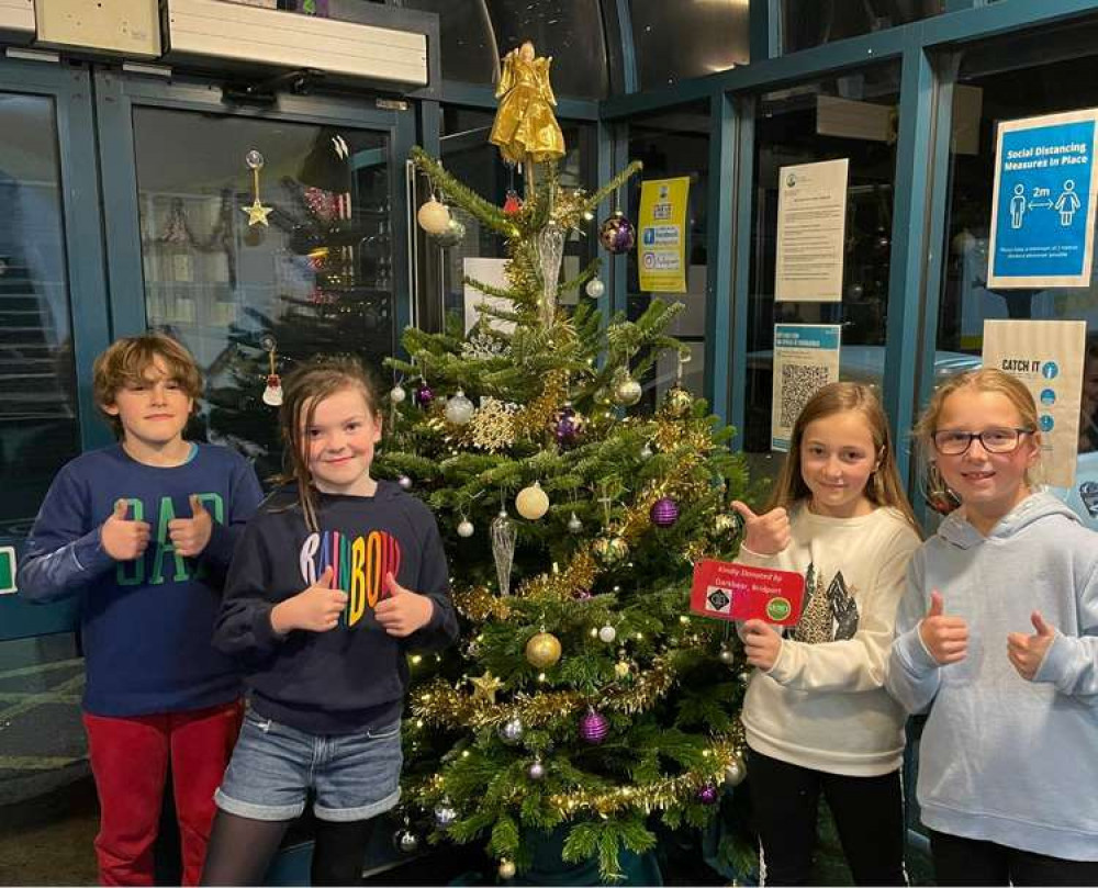 Groves Nurseries was able to donate 25 Christmas trees thanks to the support of local businesses, pictured is Bridport Youth and Community Centre