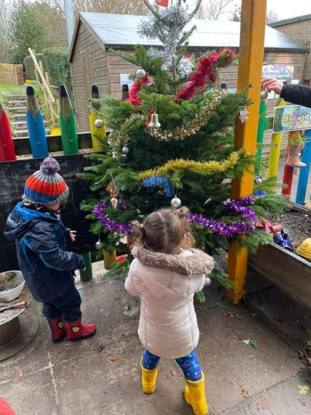 Groves Nurseries was able to donate 25 Christmas trees thanks to the support of local businesses