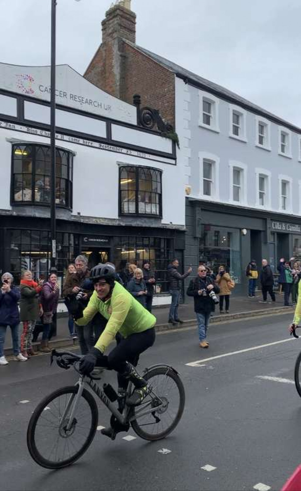 Tom Daley comes to Bridport! The Olympian cycled through town as part of his epic endurance challenge