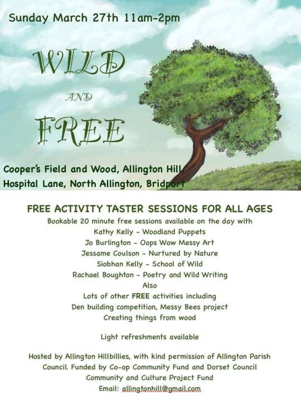 Free outdoor activity taster sessions with the Allington Hillbillies