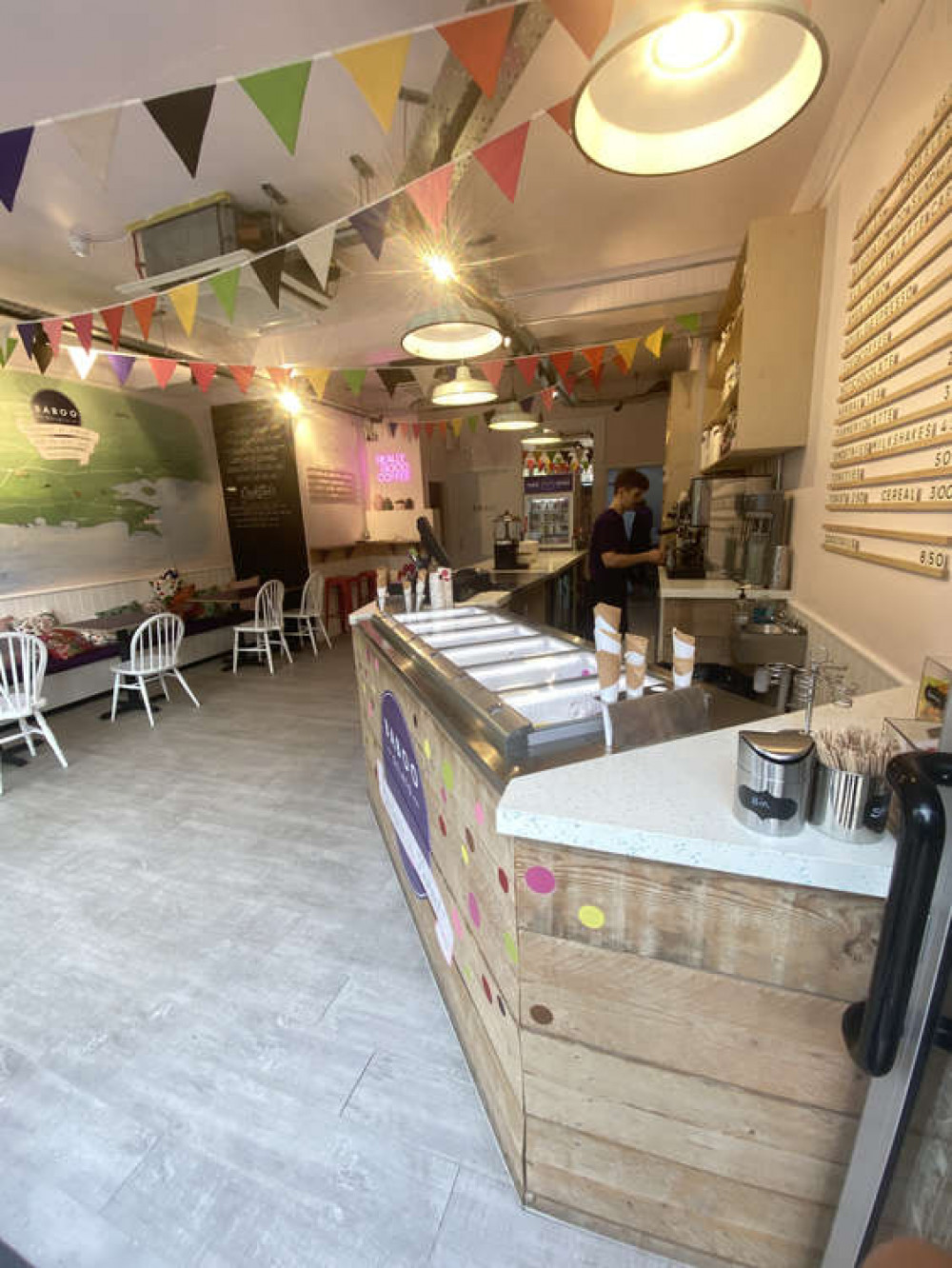 Baboo's new cafe in Swanage