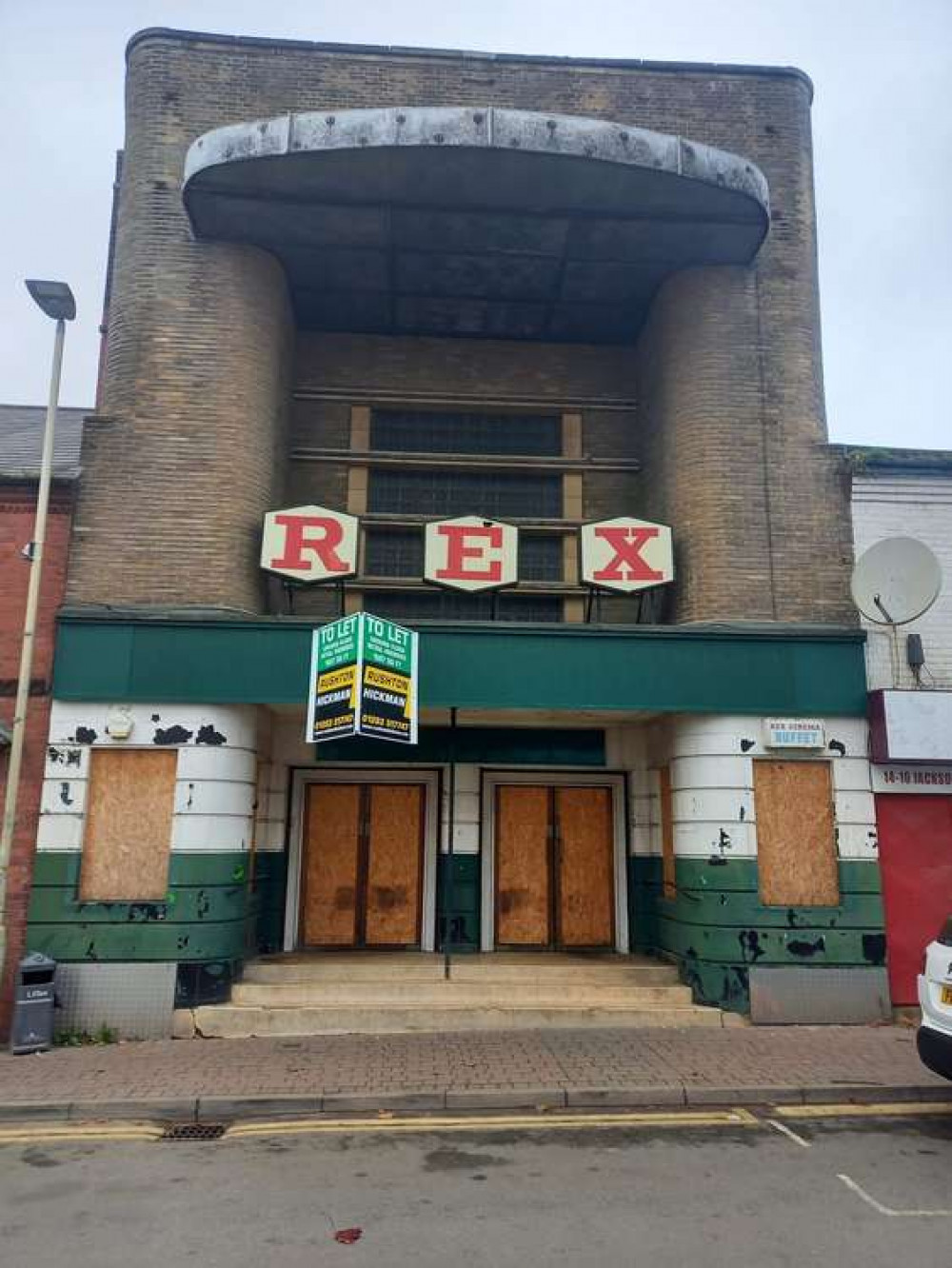 The Rex Cinema site is available to let. Photo: Buddies Bar