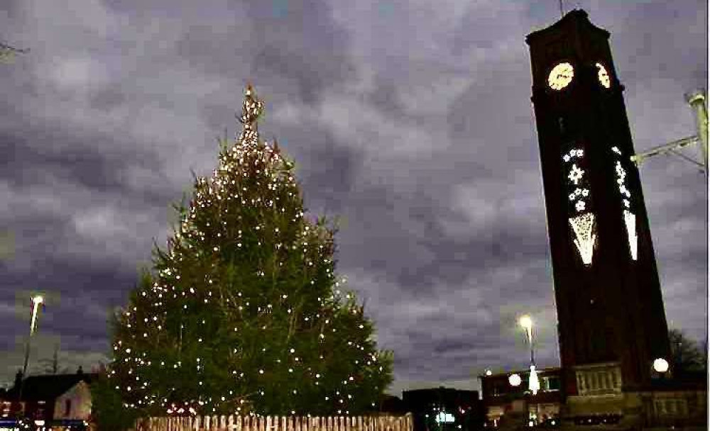 Coalville's Christmas lights from last year