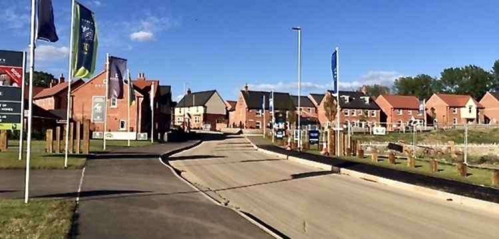 There has been extensive housing development in Hugglescote There has been extensive housing development in Hugglescote