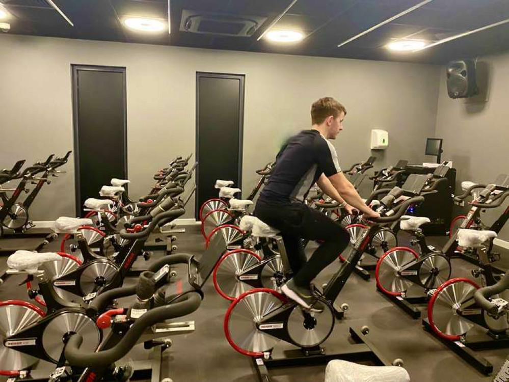 The spin facility at the new complex. Photo: Coalville Nub News