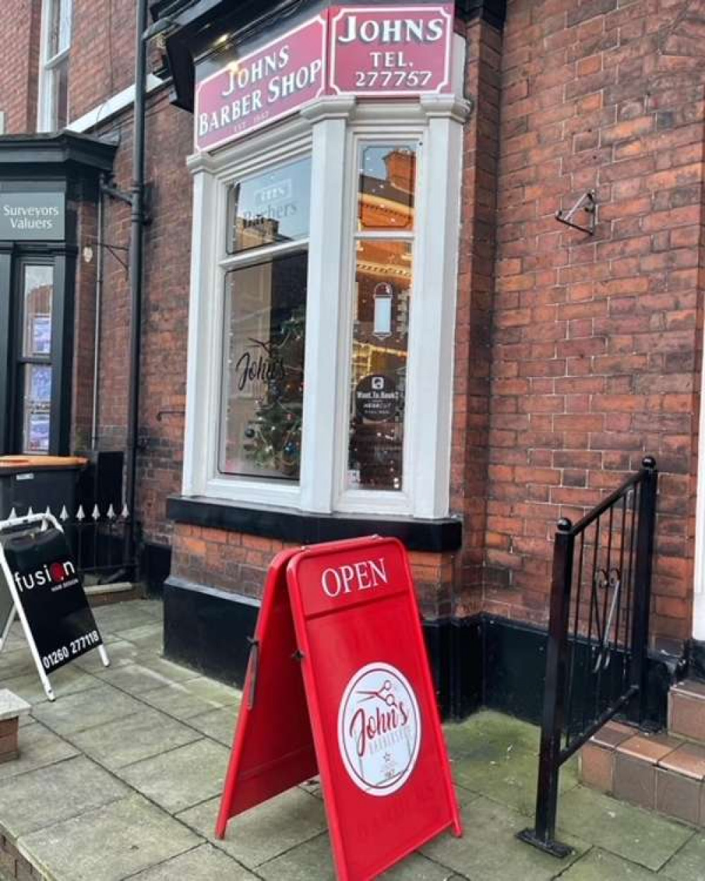 Congleton: West Street business Johns the Barbers is now supporting a local sports club.