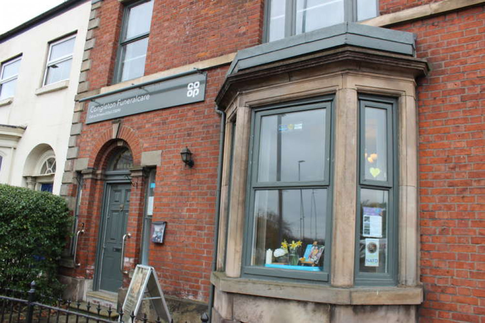 Co-op Funeralcare on 20 West Street in Congleton.