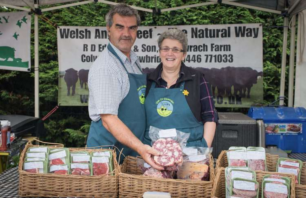 Myfanwy Edwards (right), who runs The Food Collective and is secretary of the Cowbridge Farmers' Market, set up The Food Collective five years ago. (Image credit: The Food Collective)