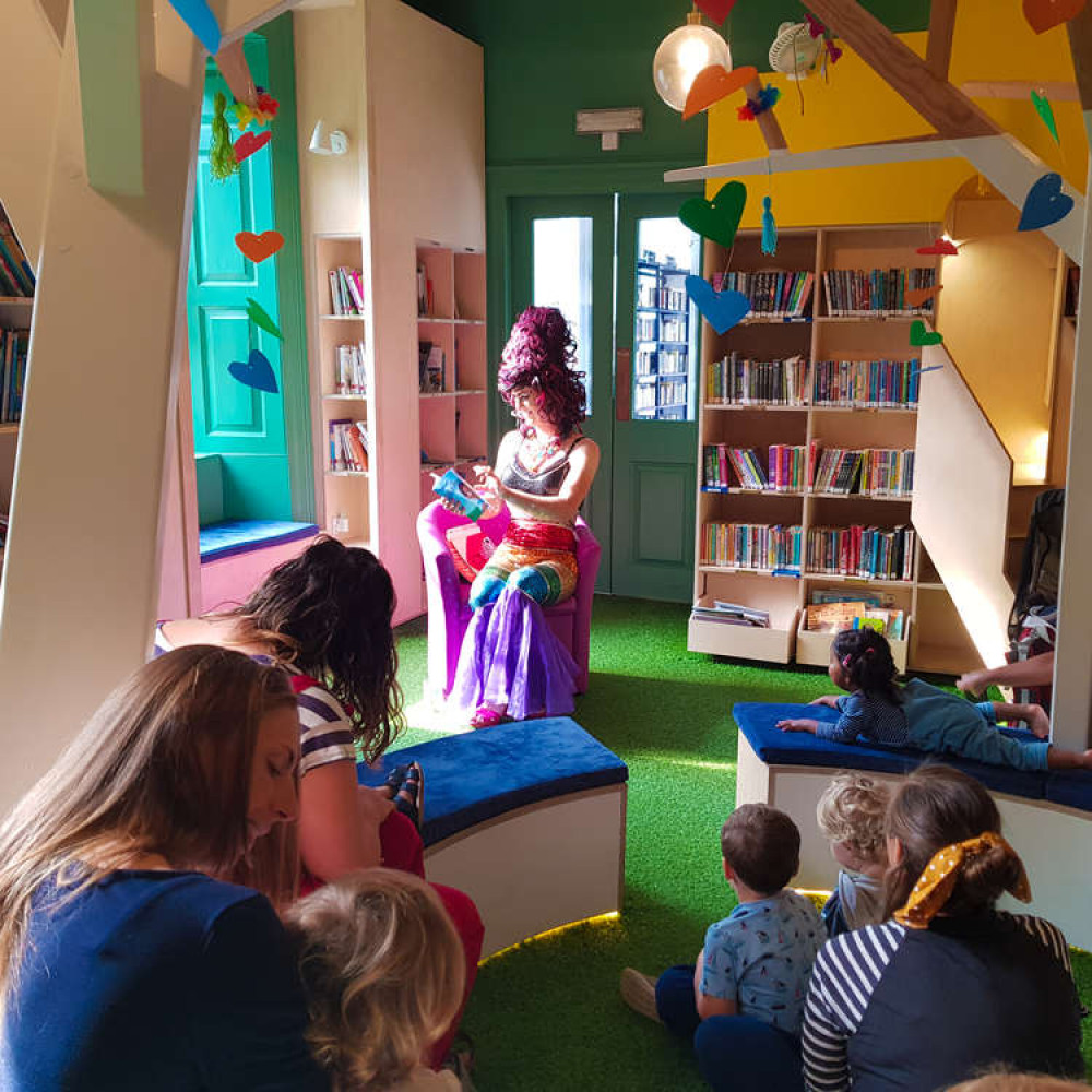 Aida H Dee wants to educate children on different people. (Image credit: Drag Queen Story Hour UK)