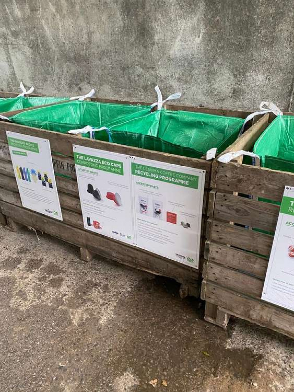 A volunteer set up the Cowbridge Recycles group during the height of lockdown. (Image credit: Cowbridge Recycles)