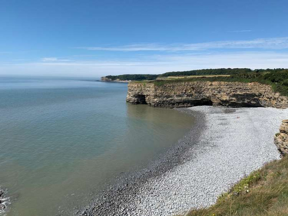 Cwm Col-Huw Beach in Llantwit Major is now recognised as a bathing water location by Welsh Government. (Image credit: Daniel Hodson/Unsplash)