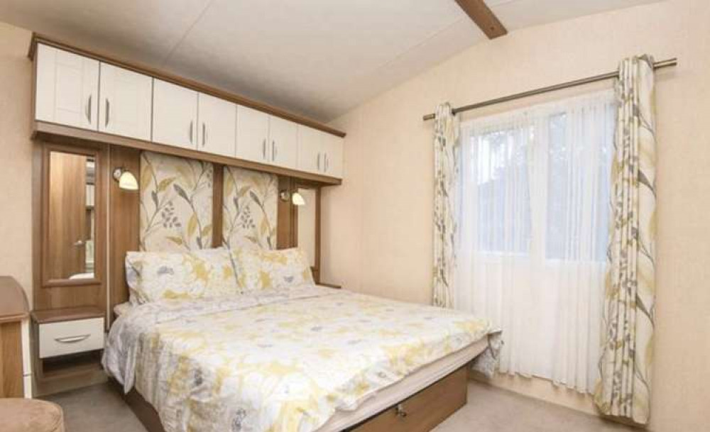 The master bedroom has a double bed and en-suite. Credit: Fulfords