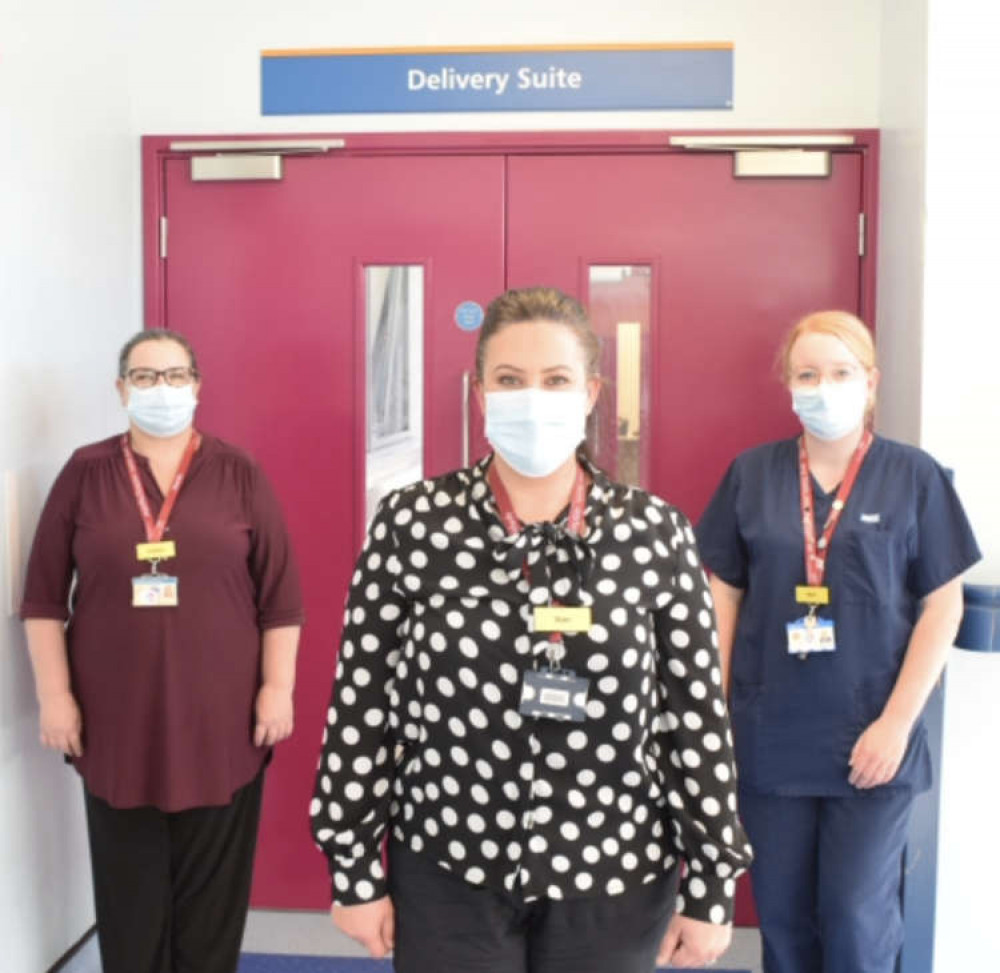 From left: Debbie Olajugbagbe, Sian Ness and Beth Towsey.