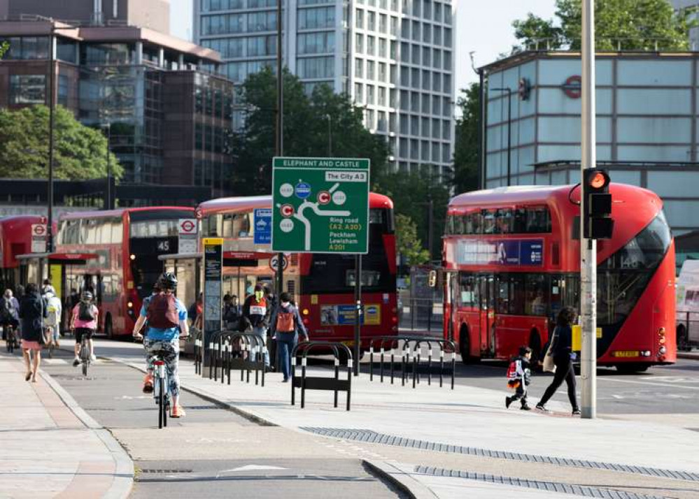 The proportion of journeys walked and cycled increased from 23.3% in 2019 to 33.4% in 2020. (Image: Transport for London)