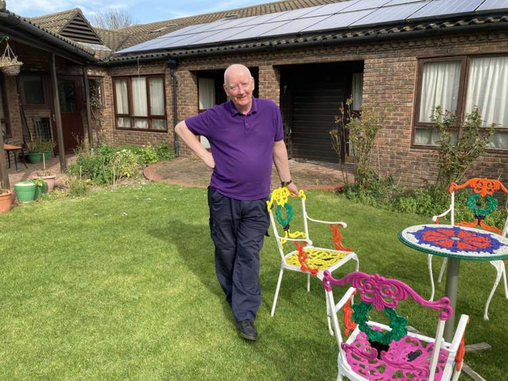 Garden Court resident Bill Allison who says the council have ignored the home's requests to fix pressing maintenance issues (Image: Lisa Haseldine)