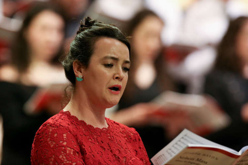 Soprano Iúnó Connolly sings Haydn's Nelson Mass (Image: St Benedict's School)