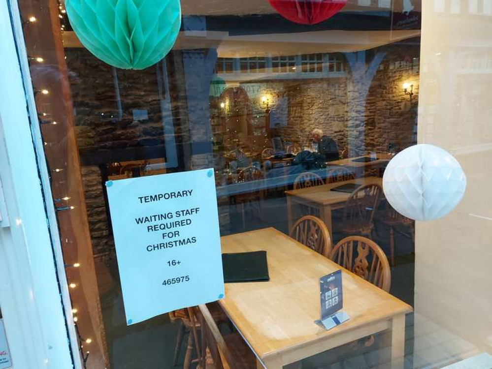 Christmas staff wanted for The Settle on Cheap Street in Frome