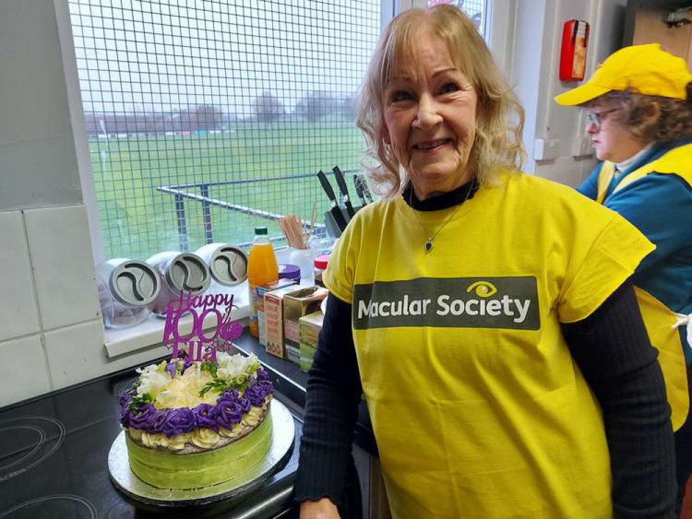 Vera Ford and the special cake, the baker said it was the first time they had ever created a cake for someone who was one hundred Vera Ford and the special cake, the baker said it was the first time they had ever created a cake for someone who was one hundred