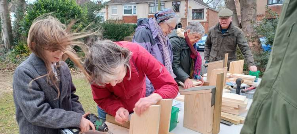 Wild Bunch making bird boxes