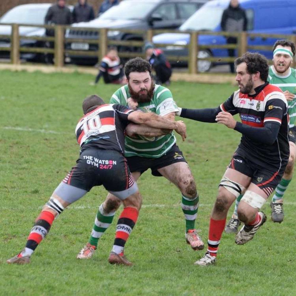 It came down to breaking the deadlock. Photo care of Buckingham RFC photographer.