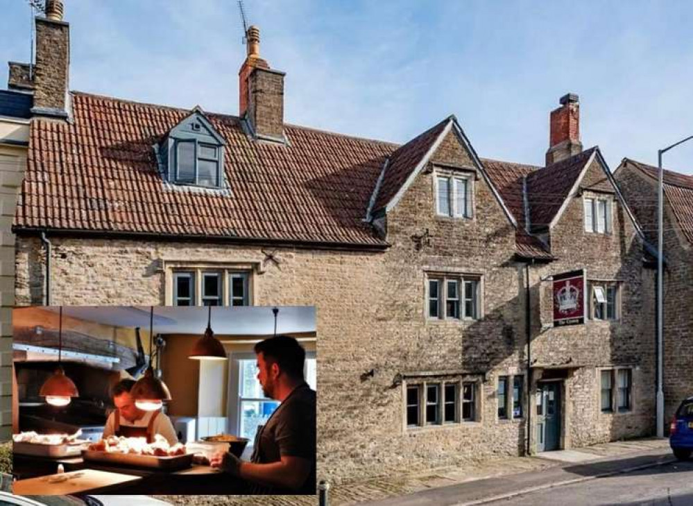 The Crown Inn pub, Frome has benefitted from the new Council scheme for tackling food waste