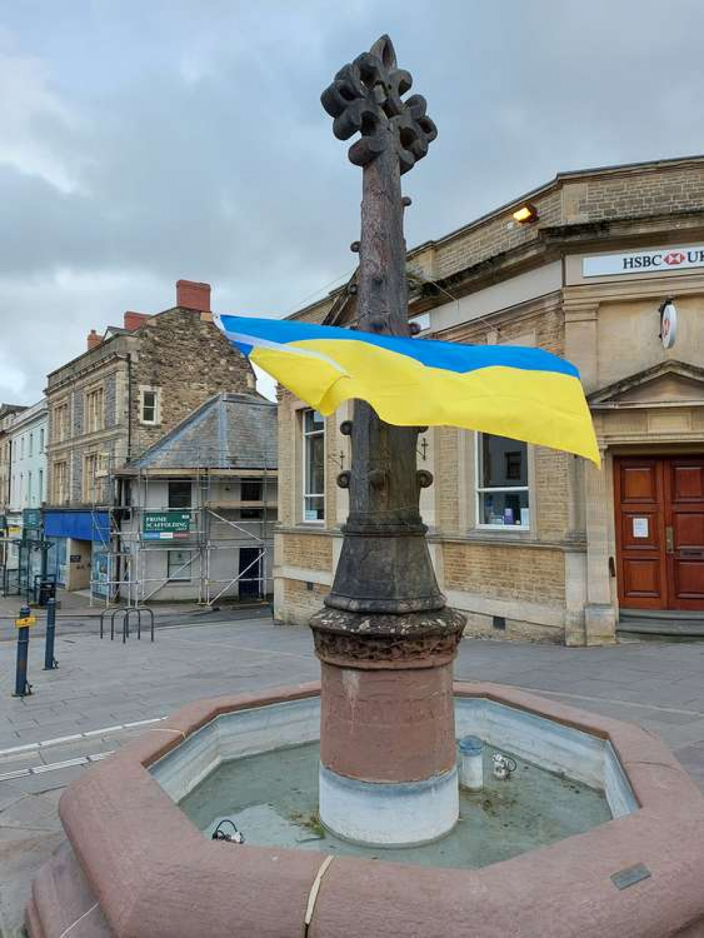 The Frome fountain March 14